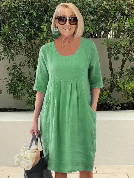 Vevina - Loose Dress With Pocket