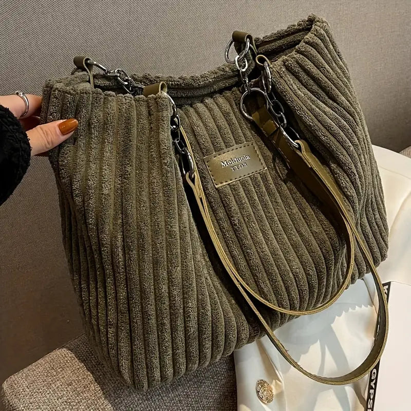 Meiduole™ - Elegant Corduroy Tote Bag