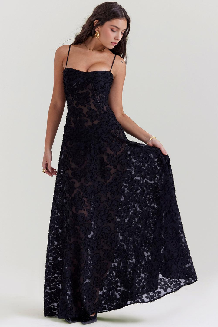 Noir Seren Gown