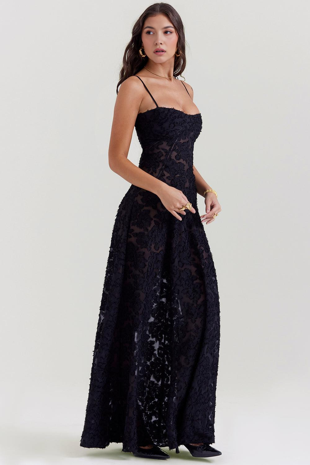 Noir Seren Gown