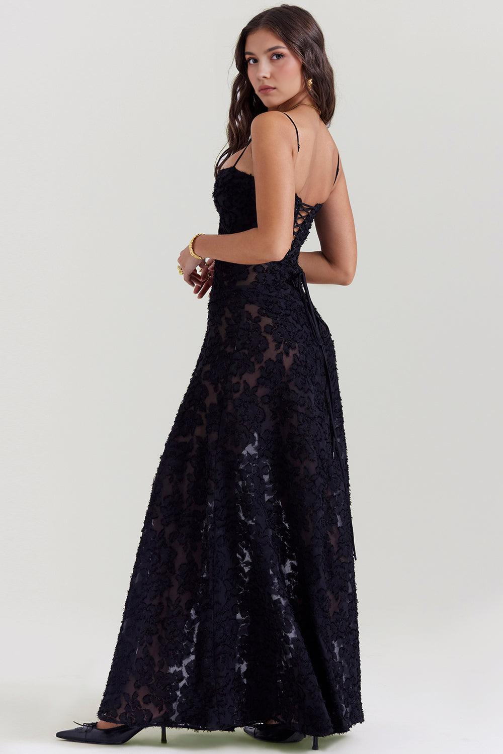 Noir Seren Gown