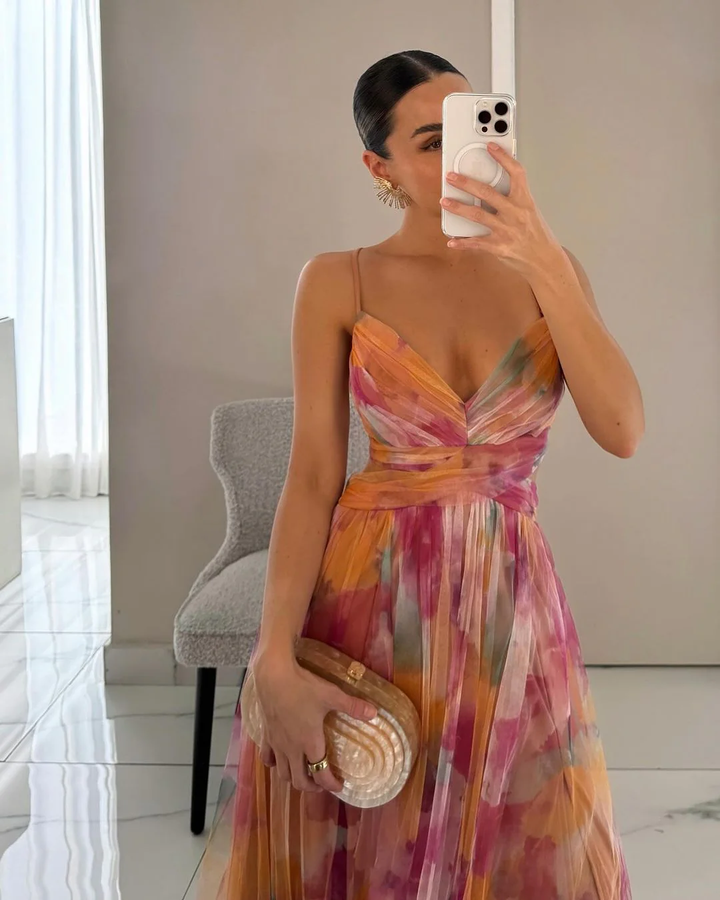 Laura - Long Floral Dress