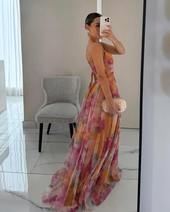 Laura - Long Floral Dress