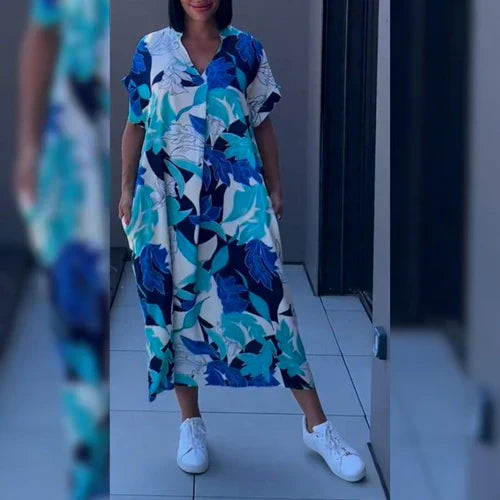 Salma | Elegant Floral Dress