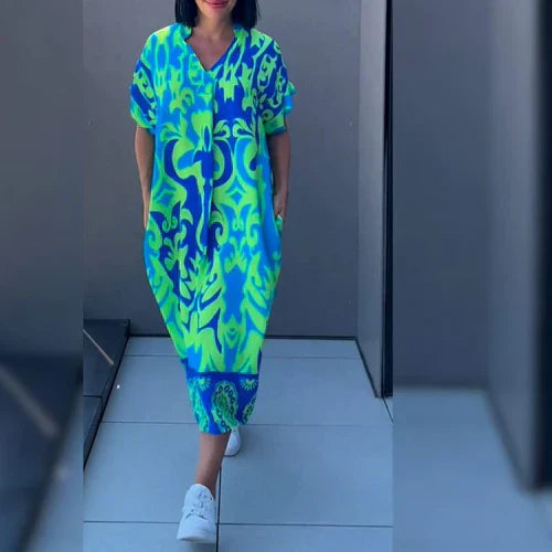 Salma | Elegant Floral Dress