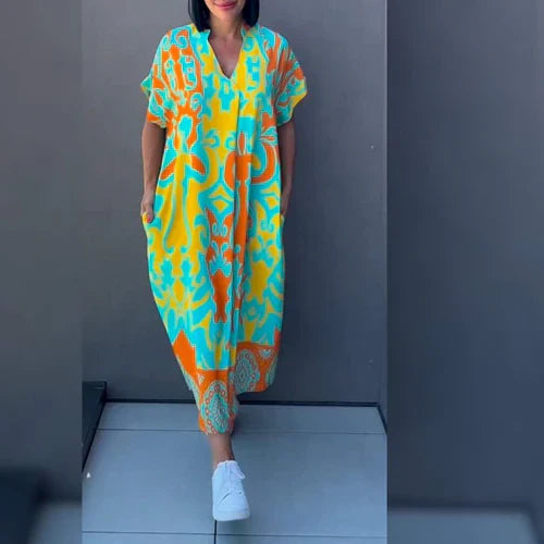 Salma | Elegant Floral Dress