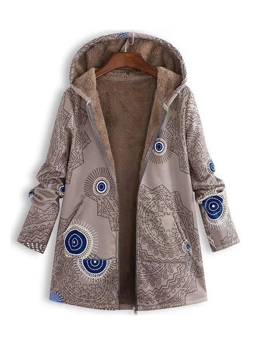 Aerilyn - Warm and soft parka with pockets