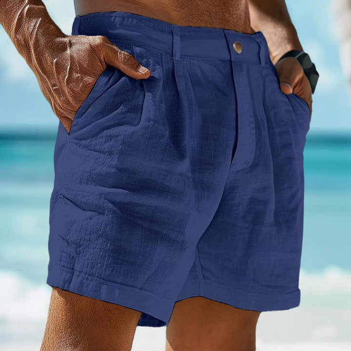 Liam™ - Linen Solid Color Pants
