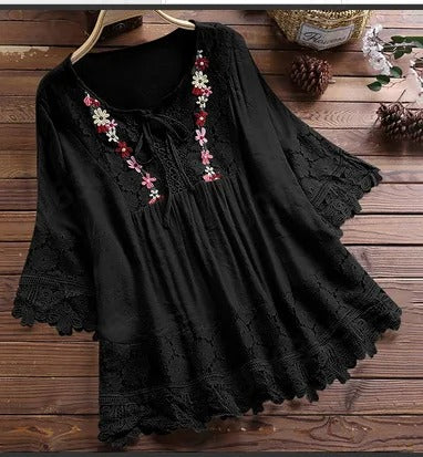 Alyssa™ - Stylish Embroidered Blouse