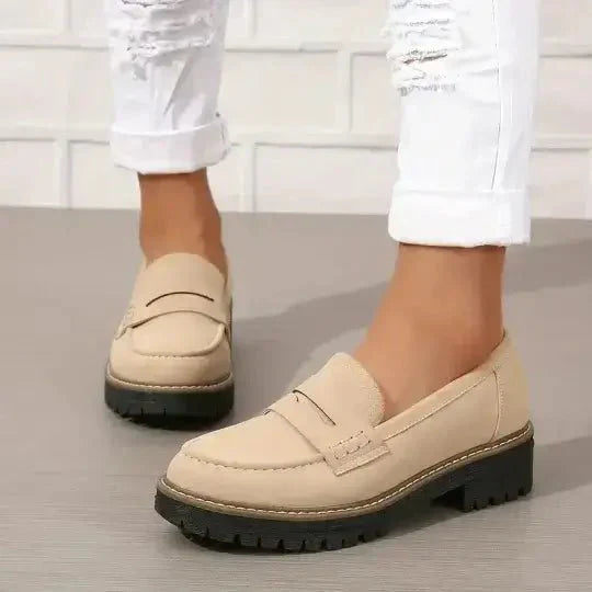 Danika | Comfortable Chunky Loafer Shoes