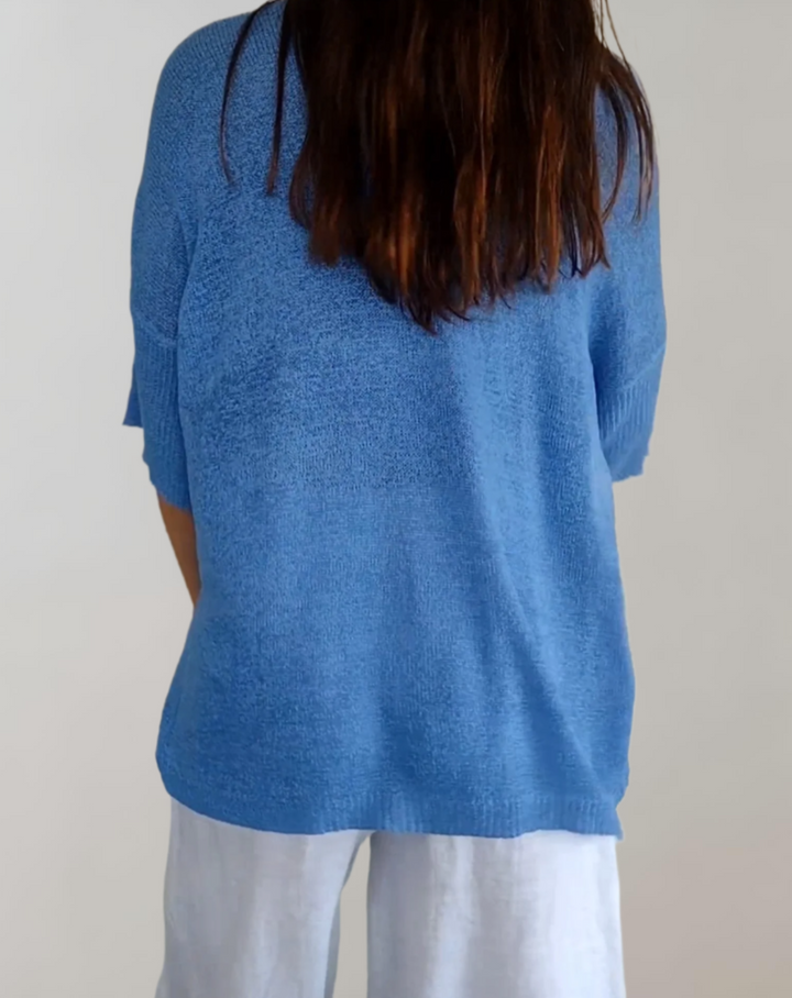 Shalia | Knitted Top With V-Neck
