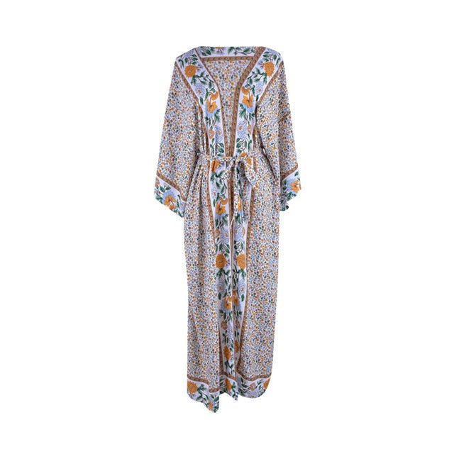 Long Kimono Bikini Cover-up