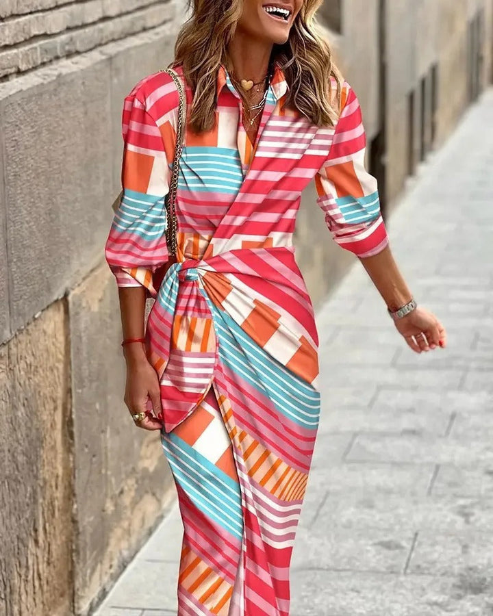 Veraldine | Printed Mid Length Dress