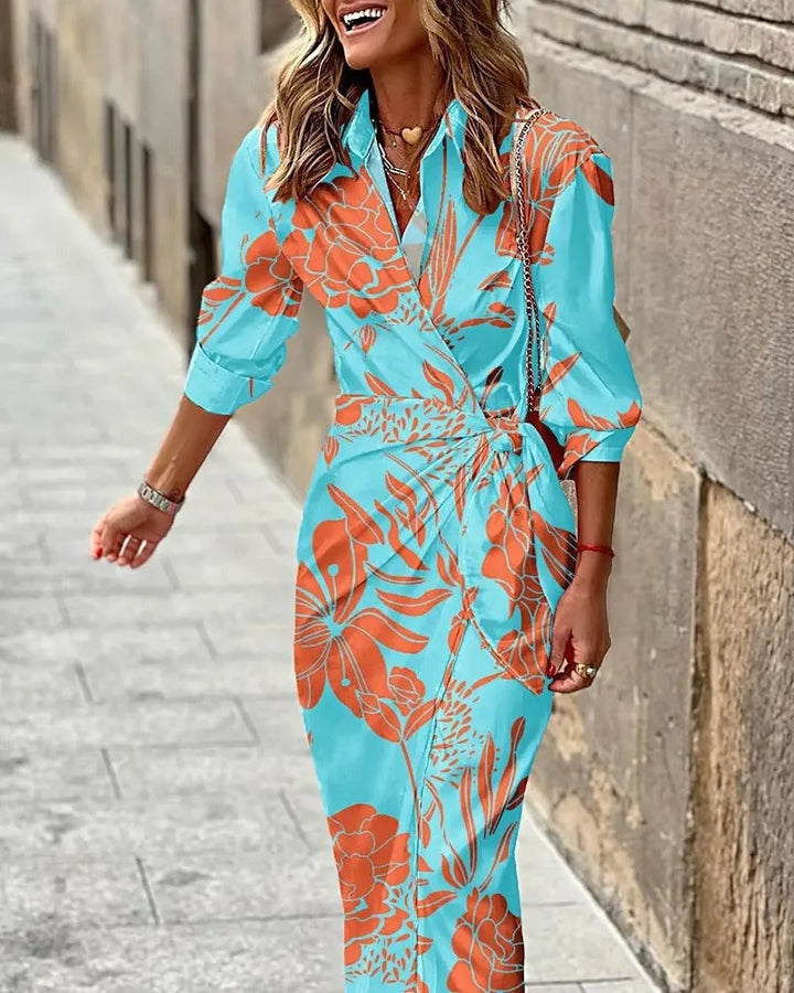 Veraldine | Printed Mid Length Dress